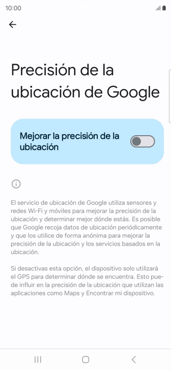 Si pulsas el indicador junto a 