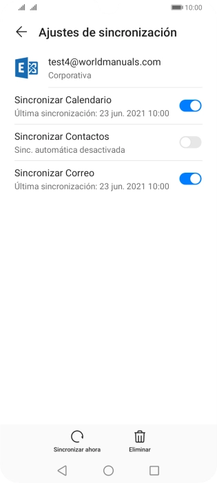Pulsa el indicador junto a 