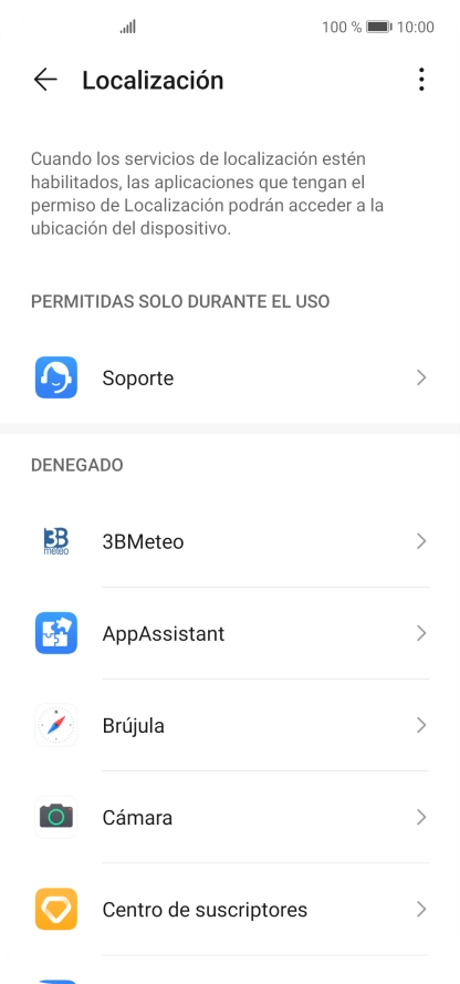 Pulsa la app deseada.