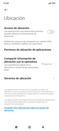 Pulsa el indicador junto a 