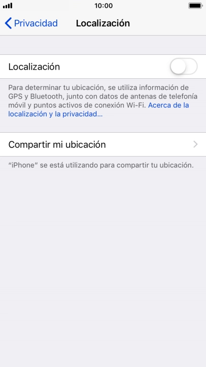 Pulsa el indicador junto a 