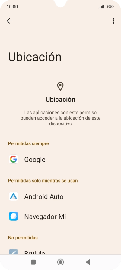 Pulsa la app deseada.