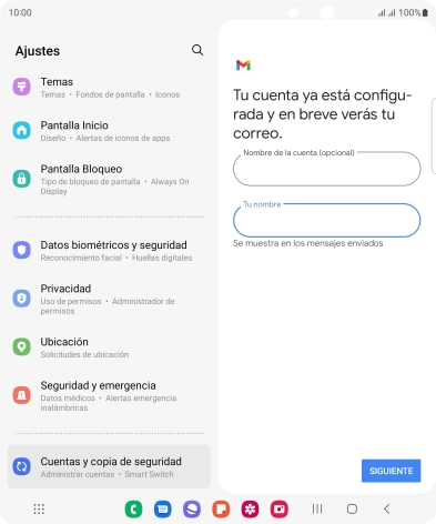 Pulsa SIGUIENTE.