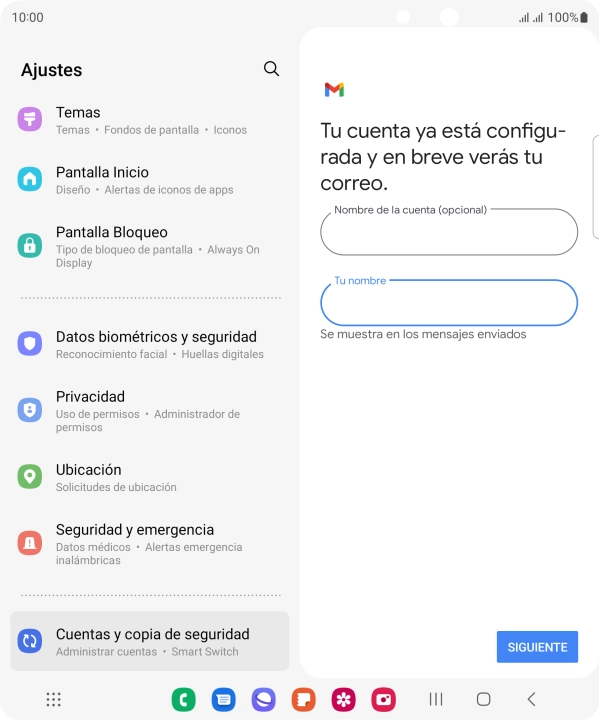 Pulsa SIGUIENTE.