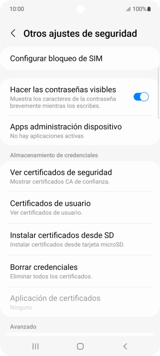 Pulsa Configurar bloqueo de SIM.