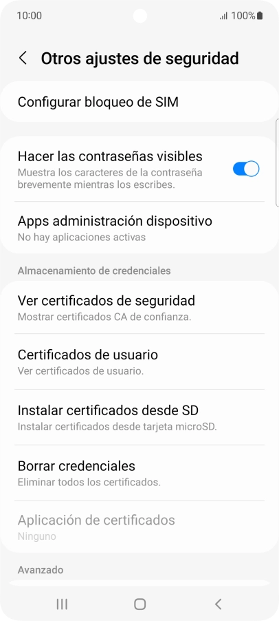 Pulsa Configurar bloqueo de SIM.