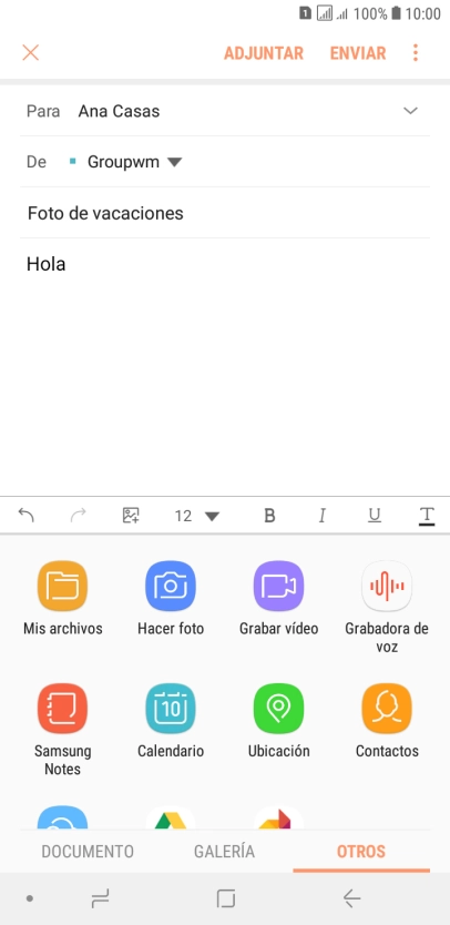 Pulsa Mis archivos y desplázate a la carpeta deseada.