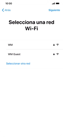 Pulsa la red wifi deseada.