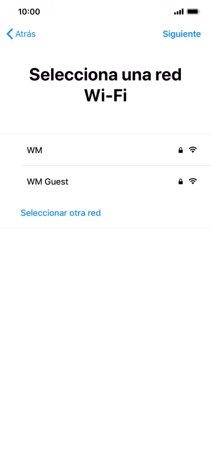 Pulsa la red wifi deseada.