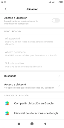 Pulsa el indicador junto a 