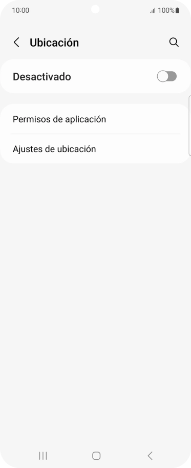 Pulsa el indicador para activar o desactivar la función.