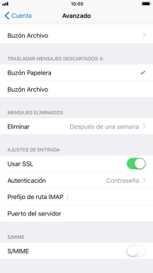 Pulsa el indicador junto a 