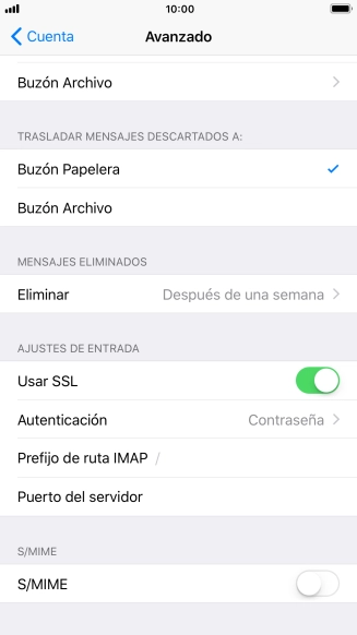 Pulsa el indicador junto a 