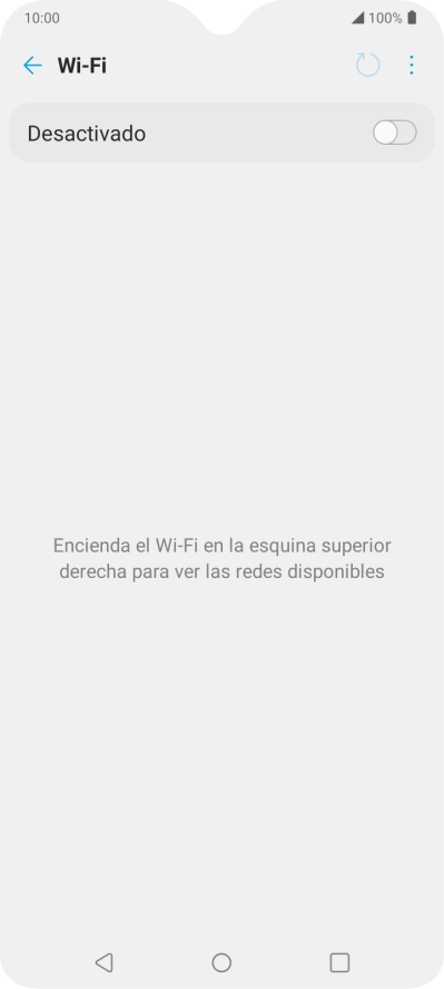 Pulsa el indicador para activar la función.