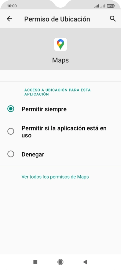Pulsa el ajuste deseado.