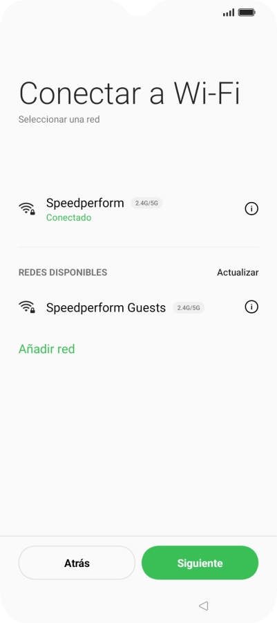 Pulsa Siguiente.
