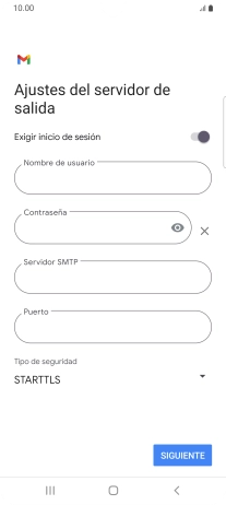 Pulsa el indicador junto a 