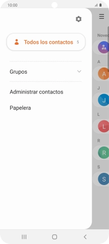 Pulsa Administrar contactos.