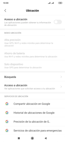 Pulsa el indicador junto a 