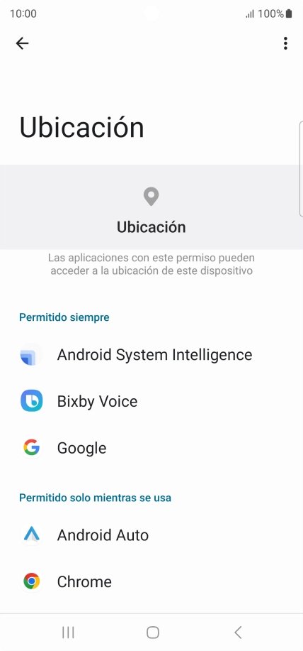 Pulsa la app deseada.