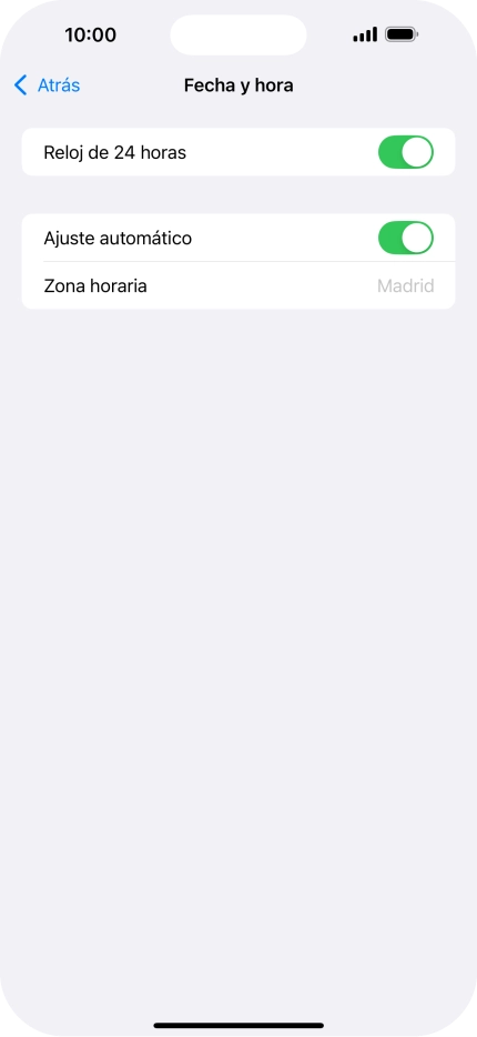 Desliza el dedo hacia arriba desde la parte inferior de la pantalla para terminar y volver a la pantalla de inicio.