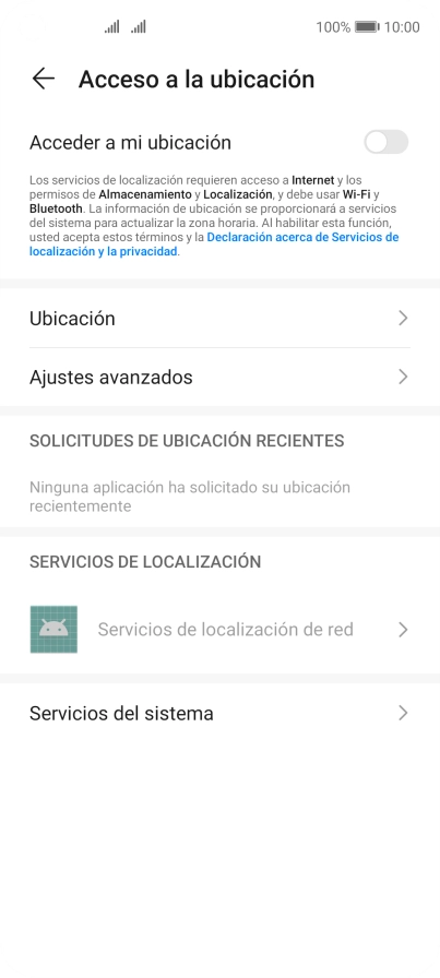 Pulsa el indicador junto a 