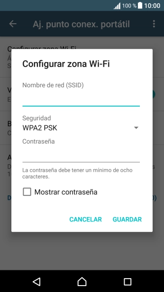 Pulsa en el campo bajo 