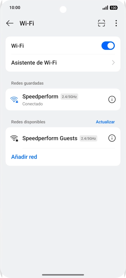 Desliza el dedo hacia arriba desde la parte inferior de la pantalla para terminar y volver a la pantalla de inicio.