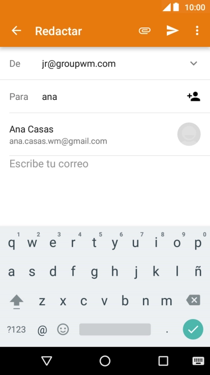 Pulsa el contacto deseado.
