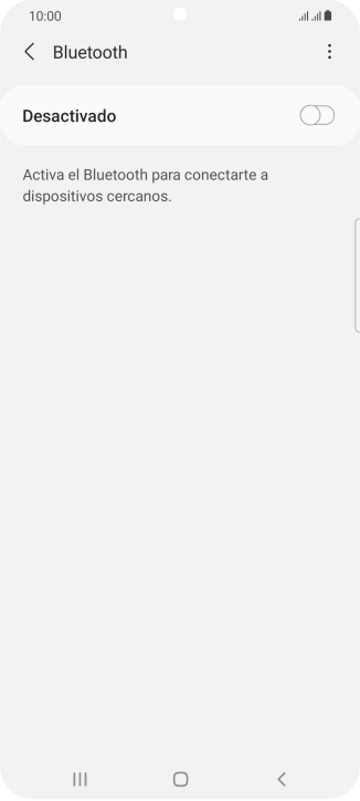 Pulsa el indicador para activar la función.