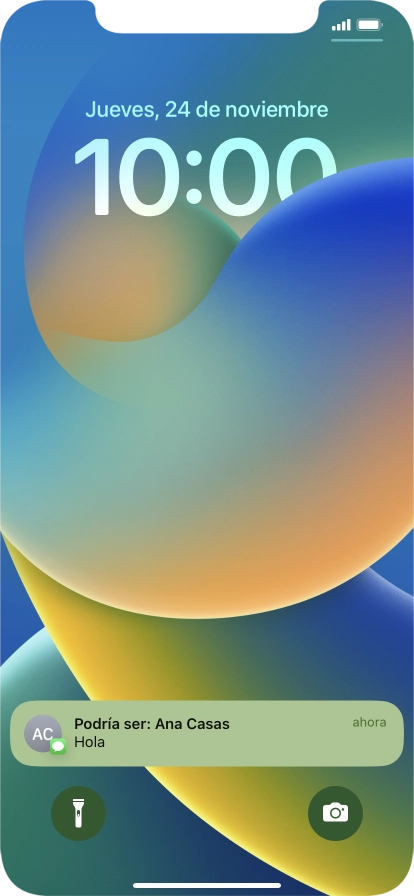 Pulsa la notificación deseada y sigue las indicaciones de la pantalla para utilizar la función seleccionada.