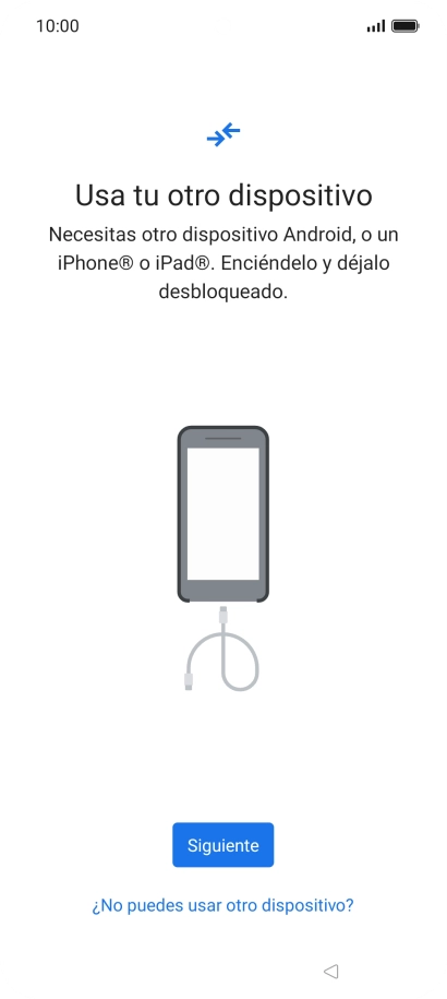 Pulsa Siguiente.