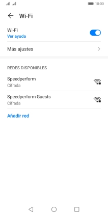 Pulsa la red wifi deseada.