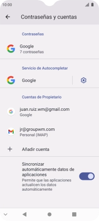 Pulsa el indicador junto a 