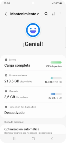Pulsa Batería.