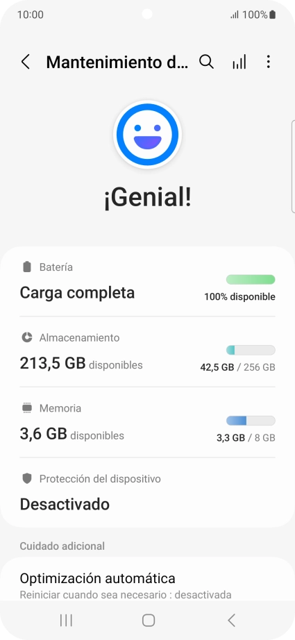 Pulsa Batería.