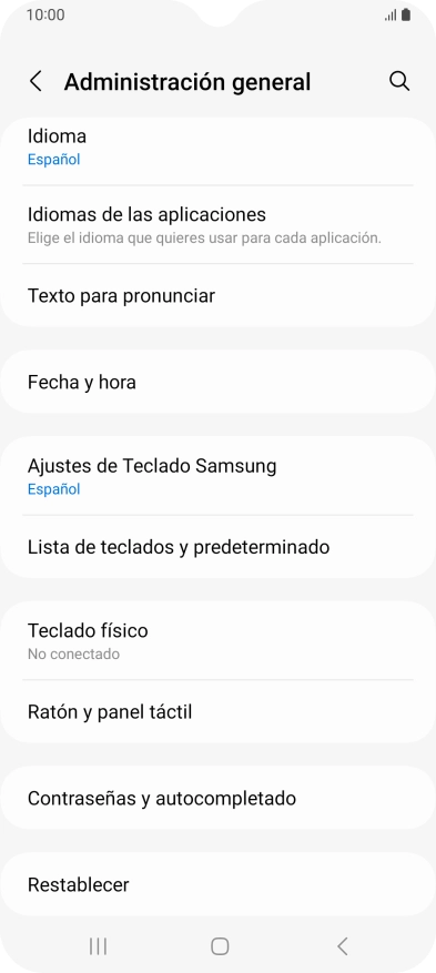 Pulsa Restablecer.