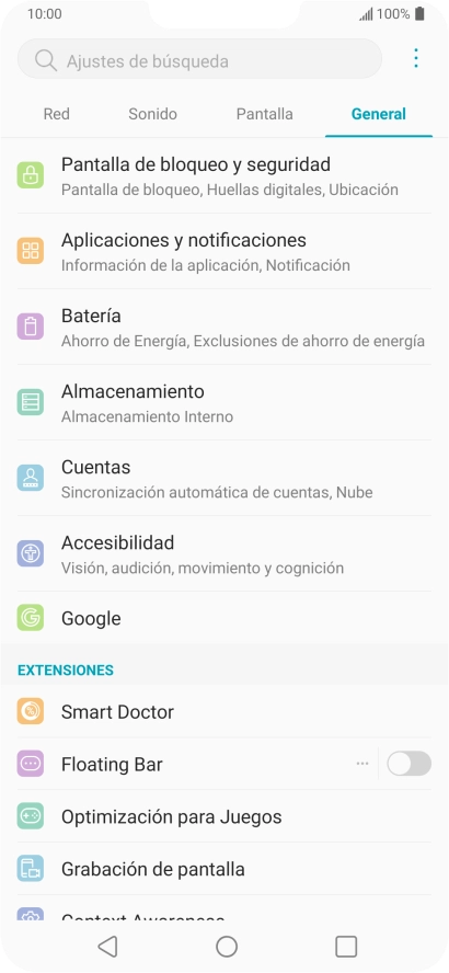 Pulsa Pantalla de bloqueo y seguridad.