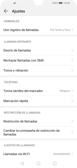 Pulsa Desvío de llamadas.