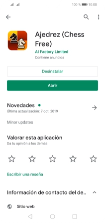 Pulsa Desinstalar.