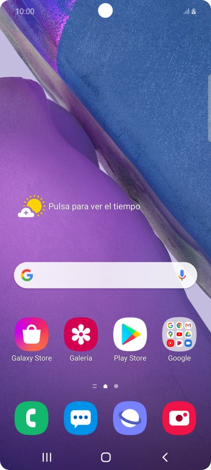 Cuando el icono de carga de batería aparece en la pantalla, el teléfono se está cargando.