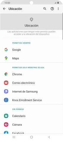 Pulsa la app deseada.