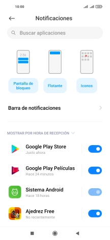 Pulsa la app deseada.