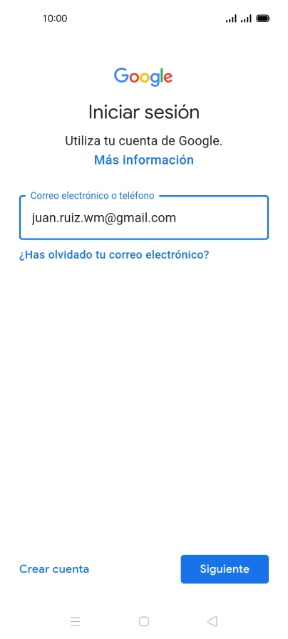 Pulsa Siguiente.