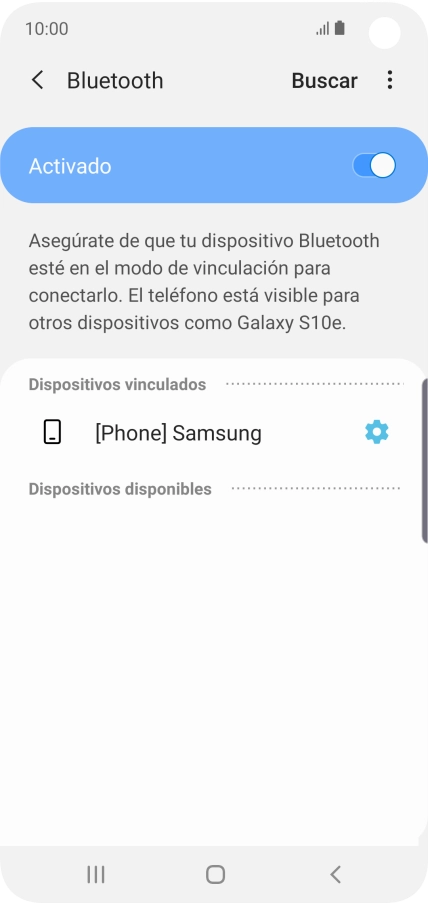 Pulsa la tecla de inicio para terminar y regresar a la pantalla de inicio.