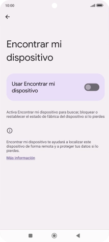 Pulsa el indicador junto a 