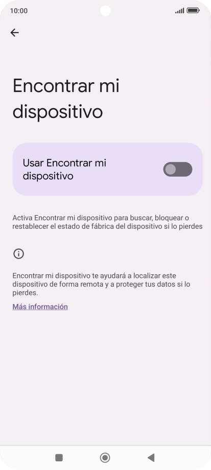 Pulsa el indicador junto a 