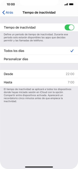 Pulsa la flecha hacia la izquierda.