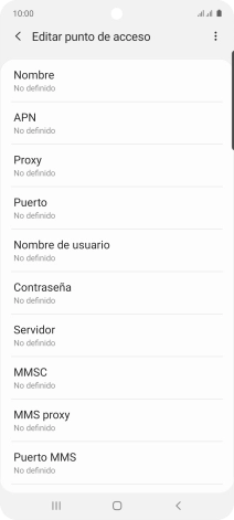 Pulsa Nombre.