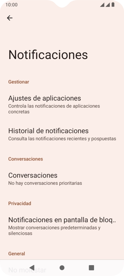 Pulsa Ajustes de aplicaciones.